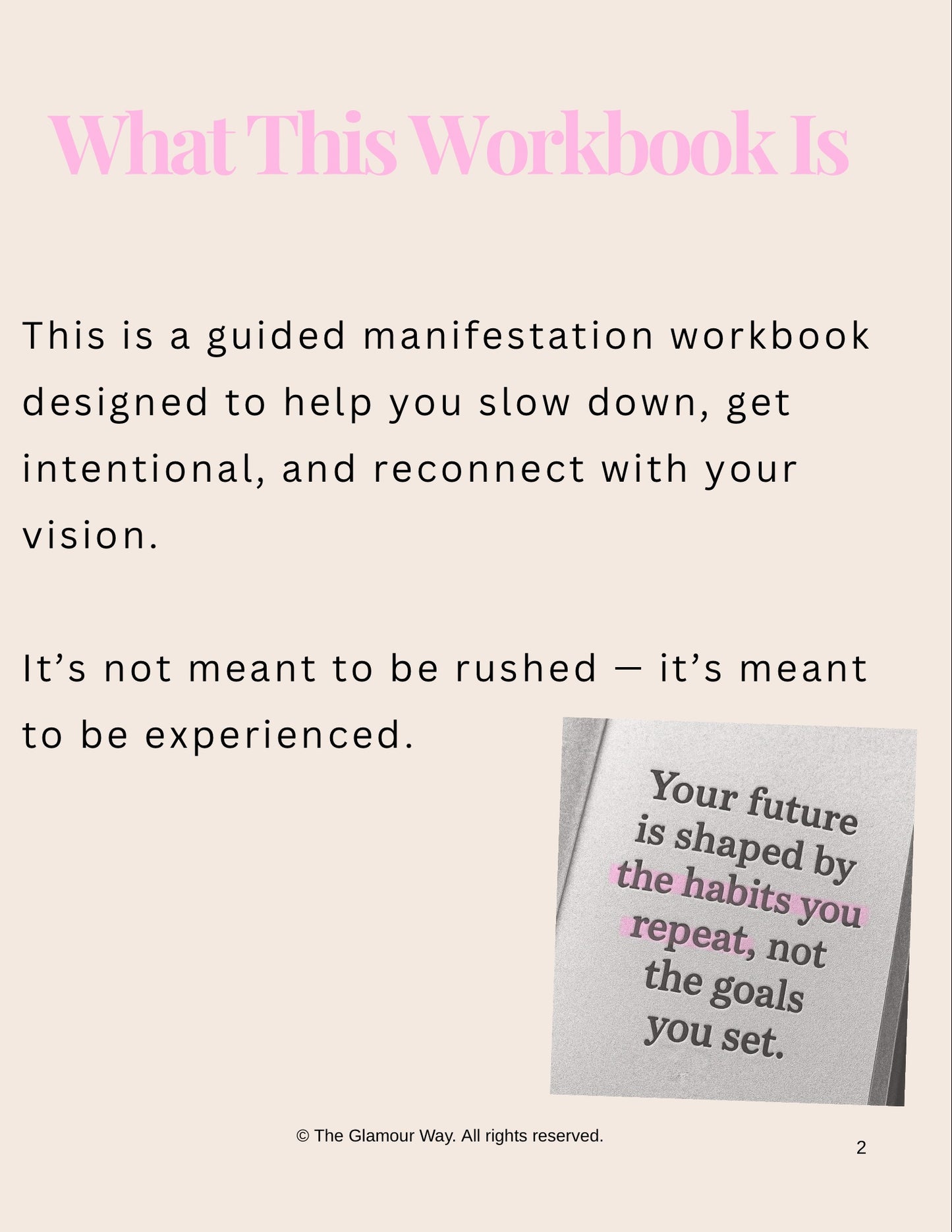 Girl, Manifest That Shit - Guided Manifestation Workbook