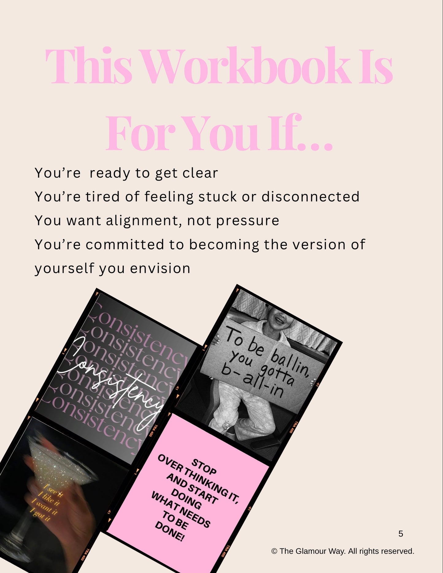 Girl, Manifest That Shit - Guided Manifestation Workbook